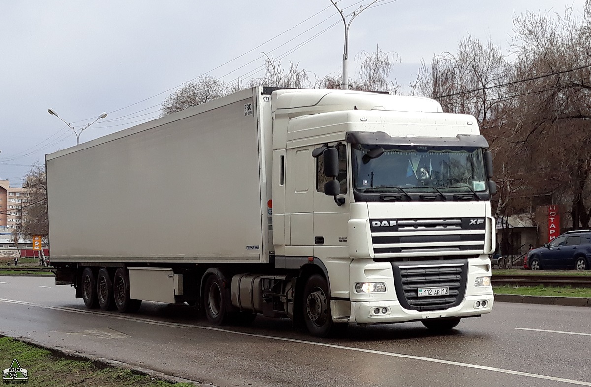 Туркестанская область, № 112 AR 13 — DAF XF105 FT