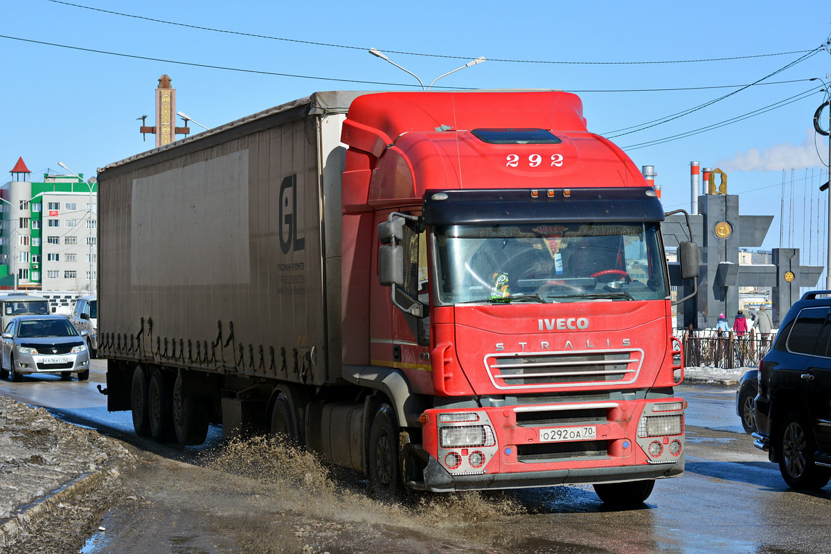 Томская область, № О 292 ОА 70 — IVECO Stralis ('2002) 430