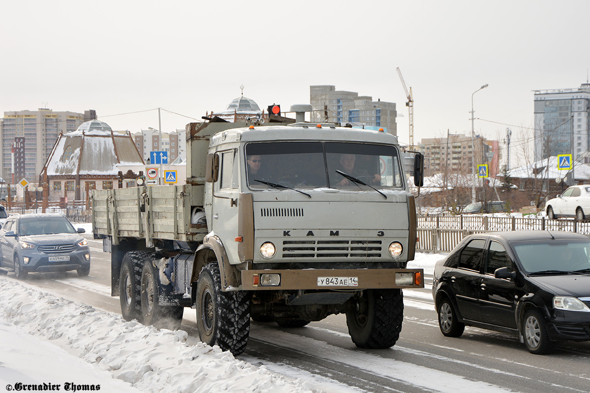 Саха (Якутия), № У 843 АЕ 14 — КамАЗ-43106