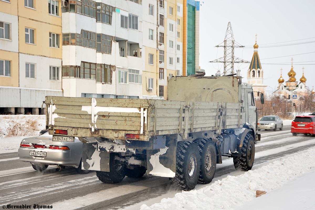 Саха (Якутия), № У 843 АЕ 14 — КамАЗ-43106