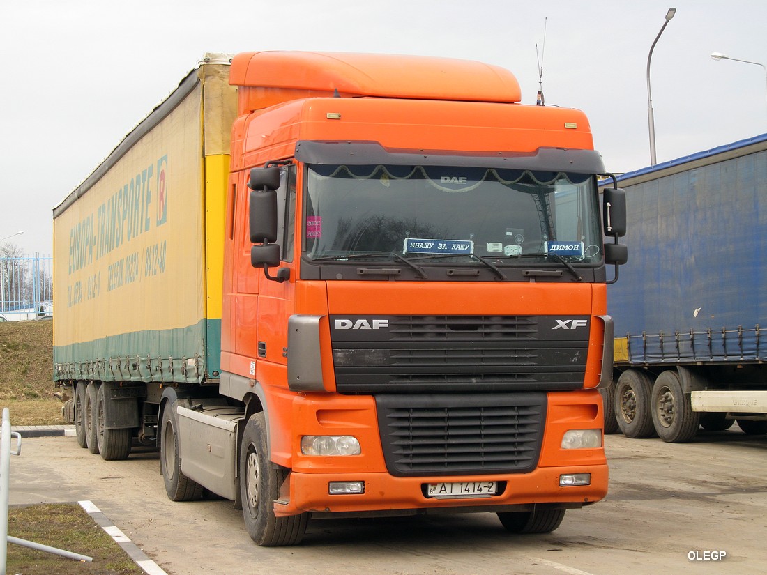 Витебская область, № АІ 1414-2 — DAF XF95 FT