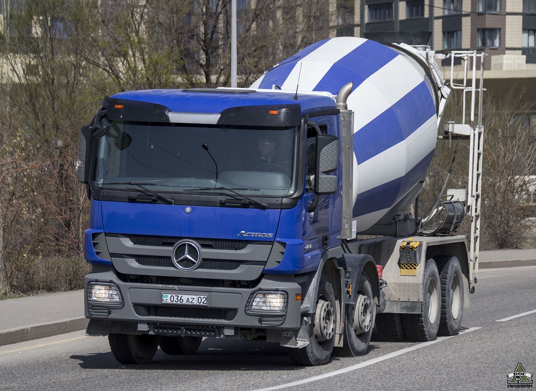 Алматы, № 036 AZ 02 — Mercedes-Benz Actros ('2009) 4141