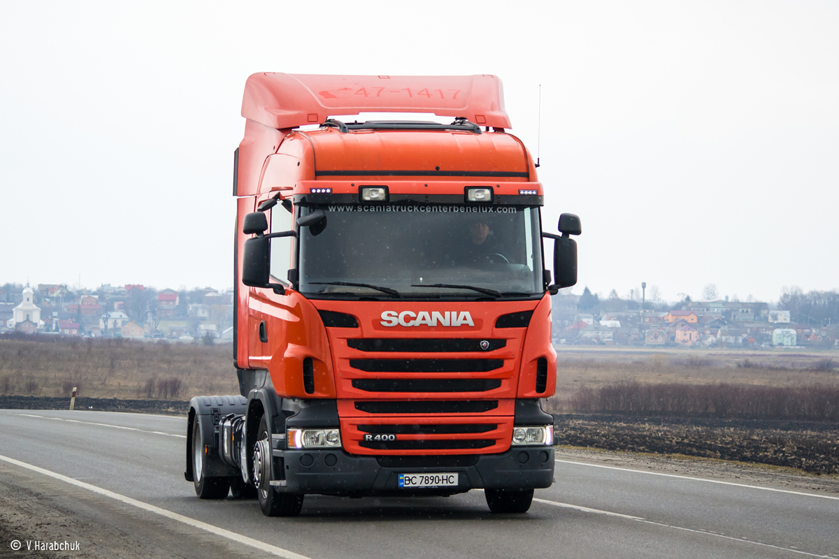 Львовская область, № ВС 7890 НС — Scania ('2009) R400