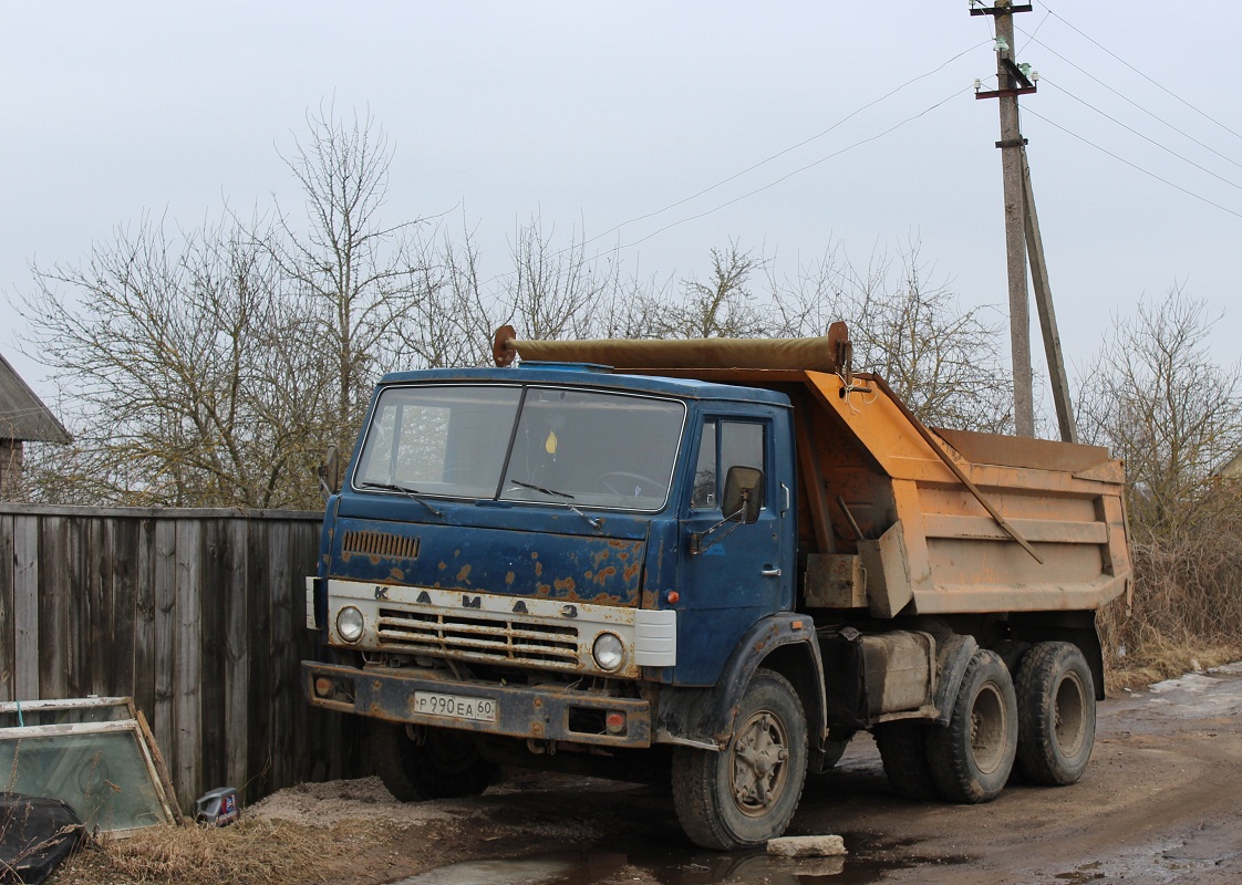 Псковская область, № Р 990 ЕА 60 — КамАЗ-55111 [551110]