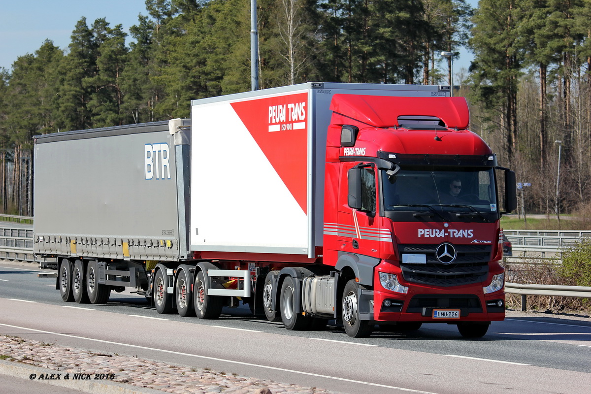 Финляндия, № LMU-226 — Mercedes-Benz Actros ('2011) 2551