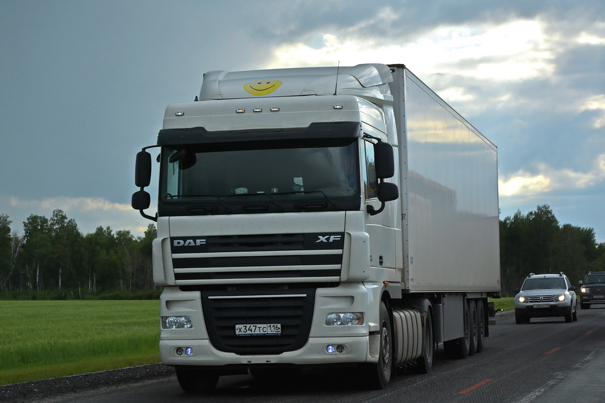 Татарстан, № Х 347 ТС 116 — DAF XF105 FT