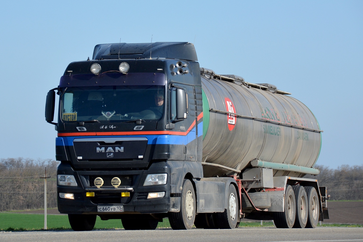 Краснодарский край, № С 660 УВ 93 — MAN TGX ('2007) 18.440