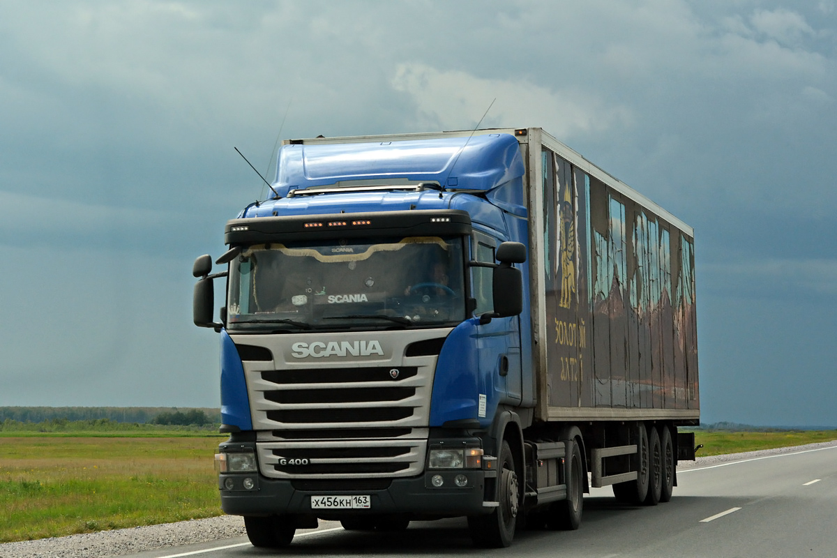 Самарская область, № Х 456 КН 163 — Scania ('2013) R400