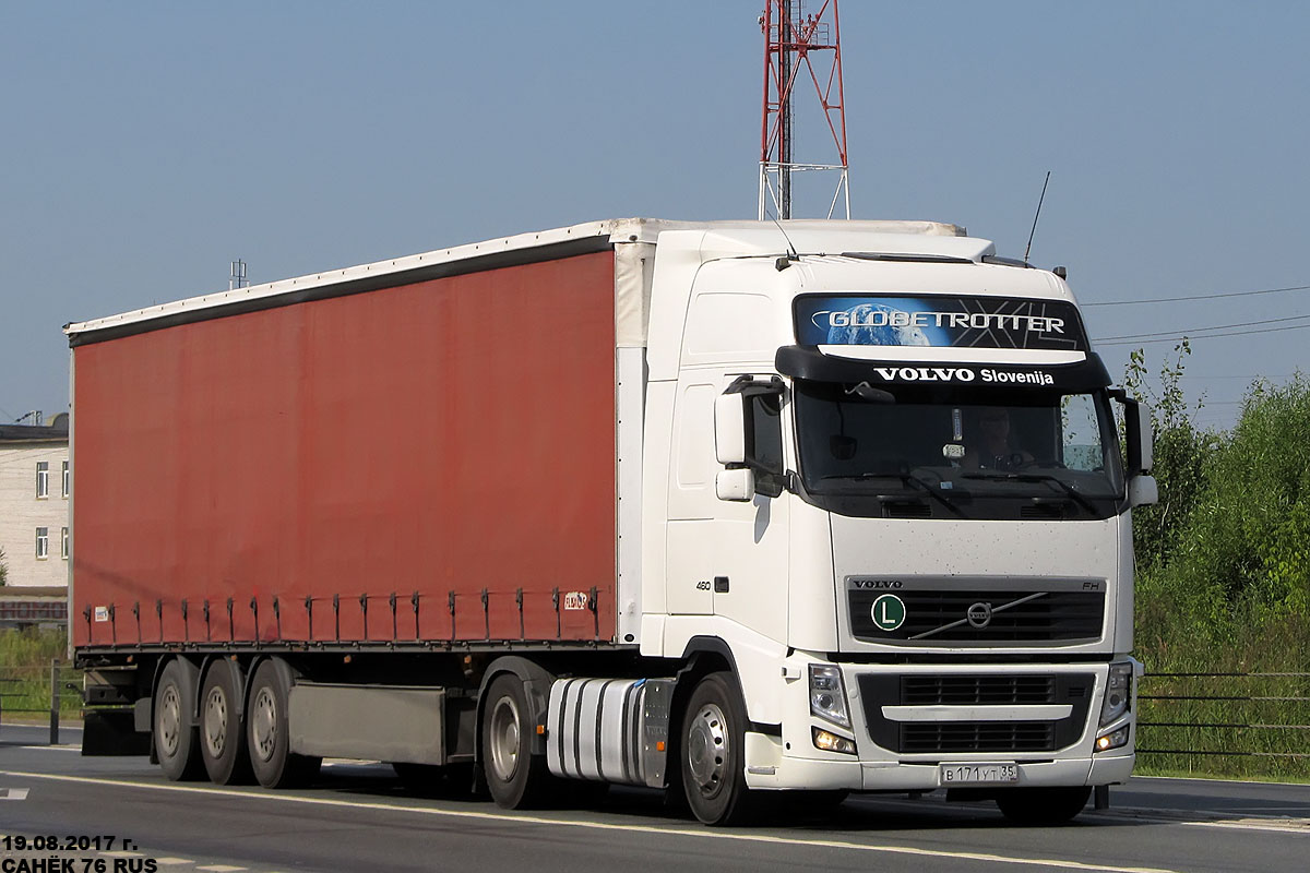 Вологодская область, № В 171 УТ 35 — Volvo ('2008) FH.460