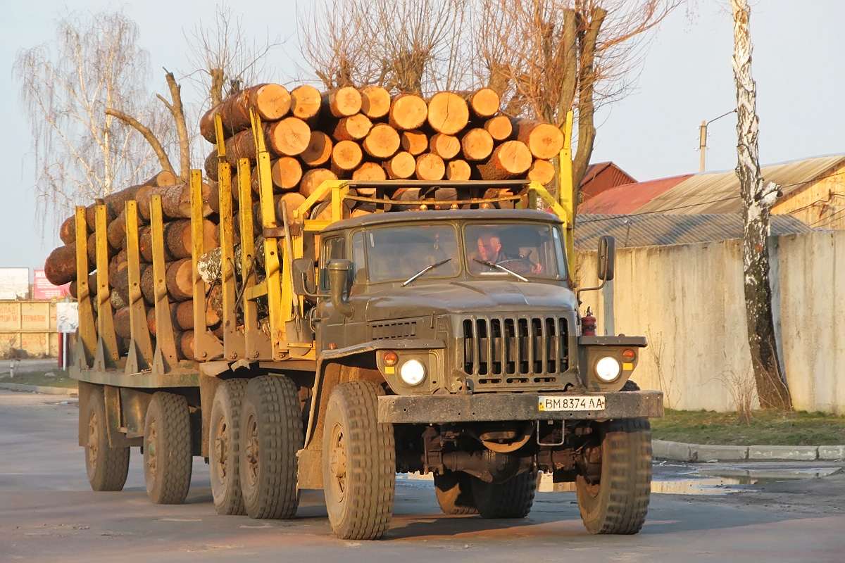 Сумская область, № ВМ 8374 АА — Урал-4320 (общая модель)