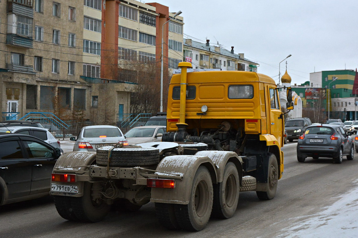 Саха (Якутия), № У 791 ЕВ 14 — КамАЗ-65116 [651160]