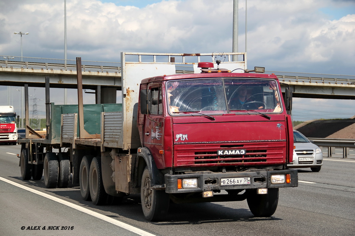 Вологодская область, № В 266 АУ 35 — КамАЗ-53212