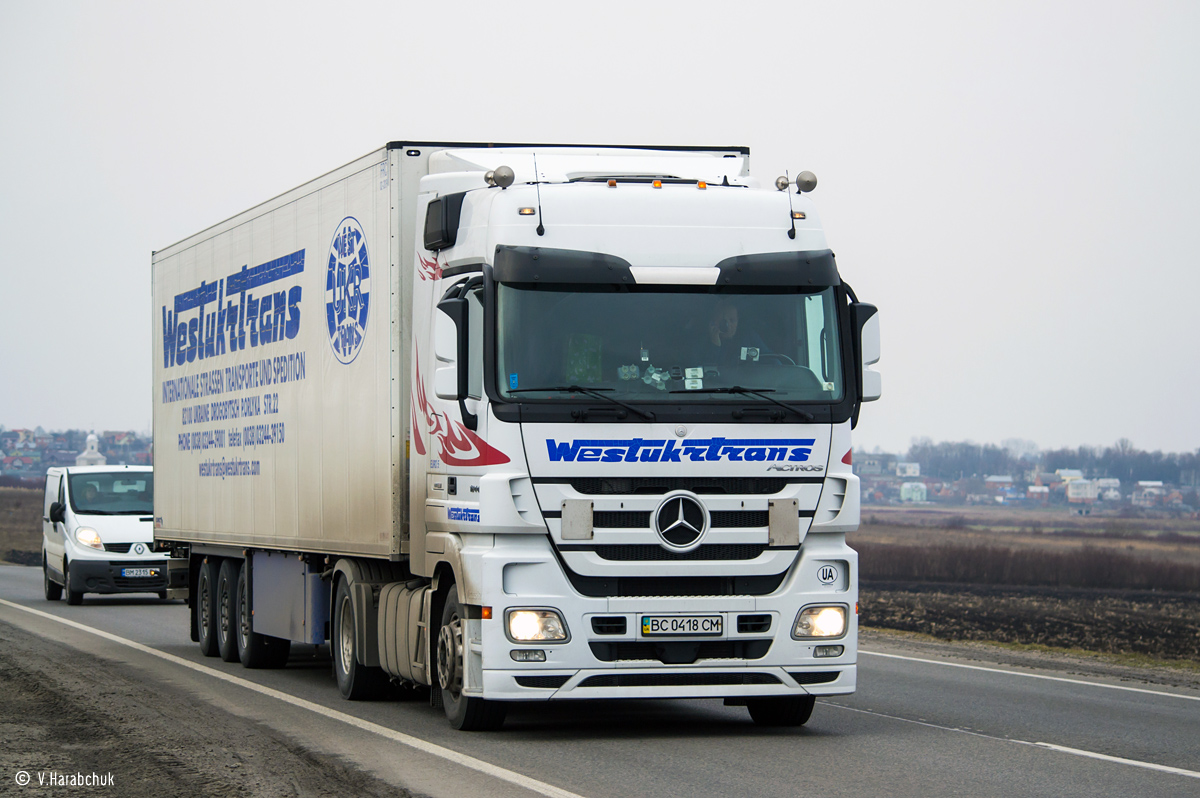 Львовская область, № ВС 0418 СМ — Mercedes-Benz Actros ('2009) 1844