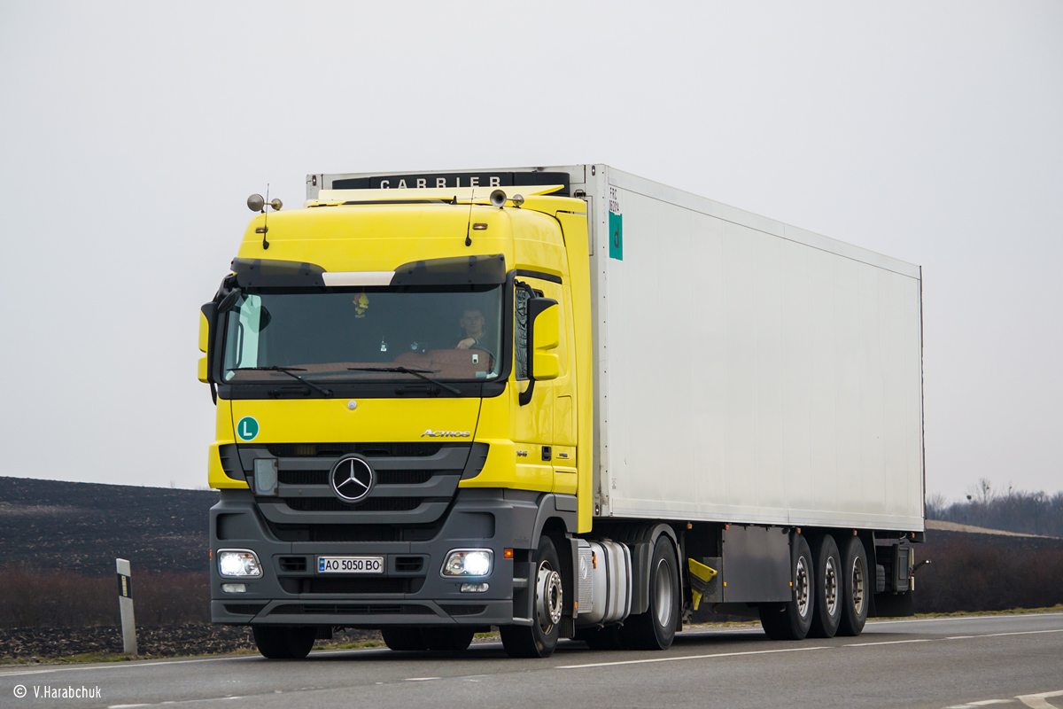 Закарпатская область, № АО 5050 ВО — Mercedes-Benz Actros ('2009) 1846