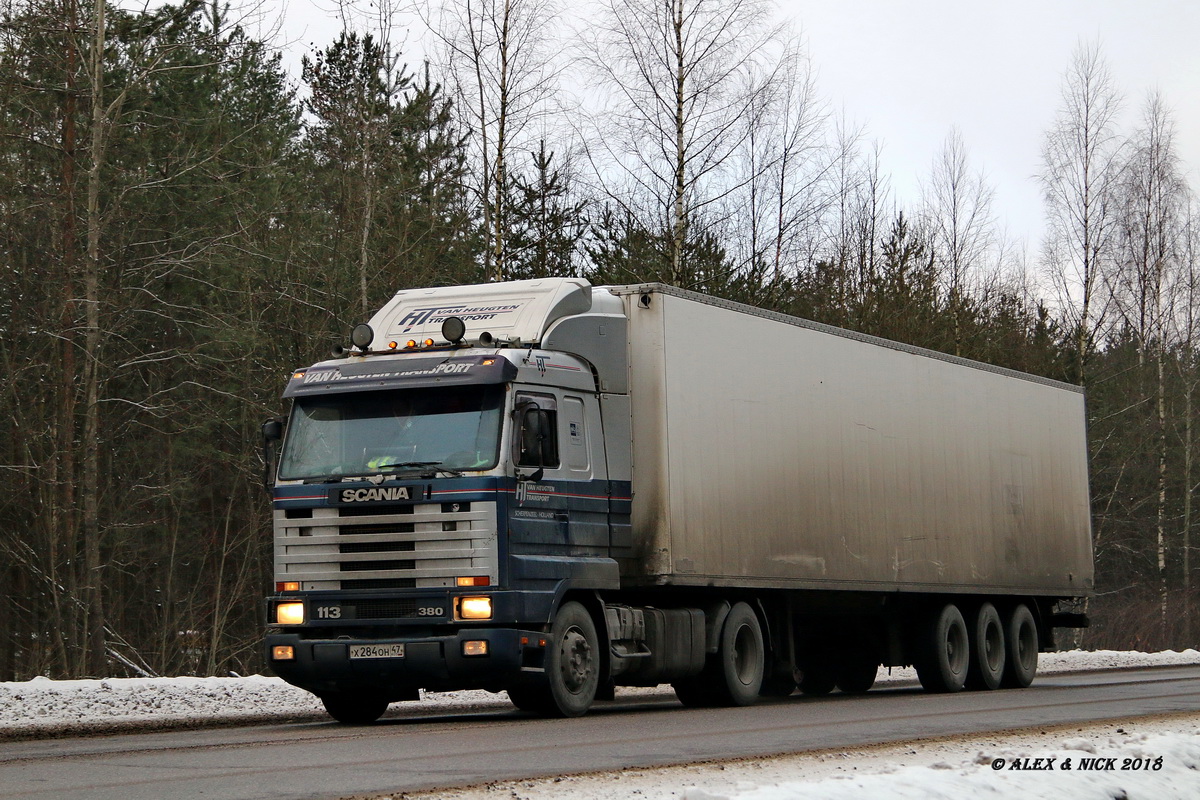 Ленинградская область, № Х 284 ОН 47 — Scania (III) R113M