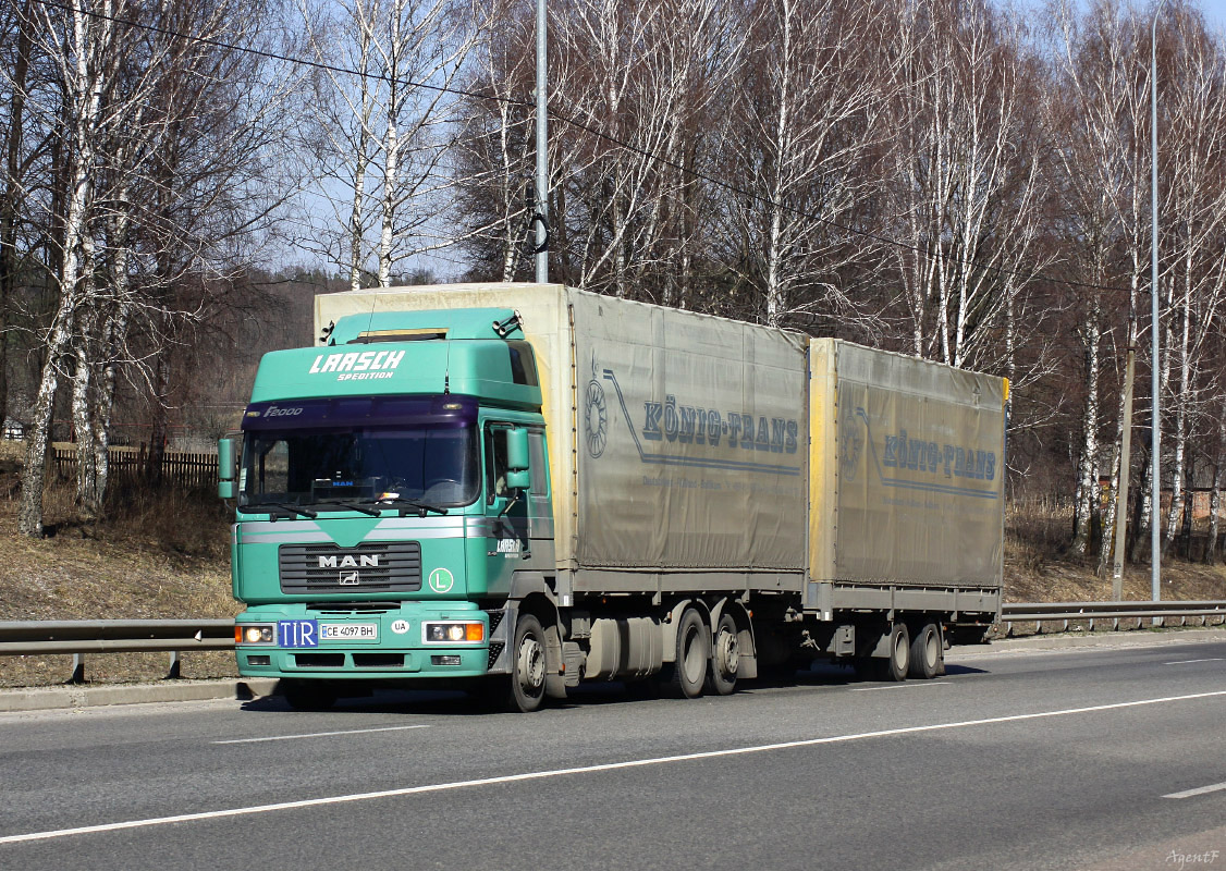 Черновицкая область, № СЕ 4097 ВН — MAN F2000 (общая модель)