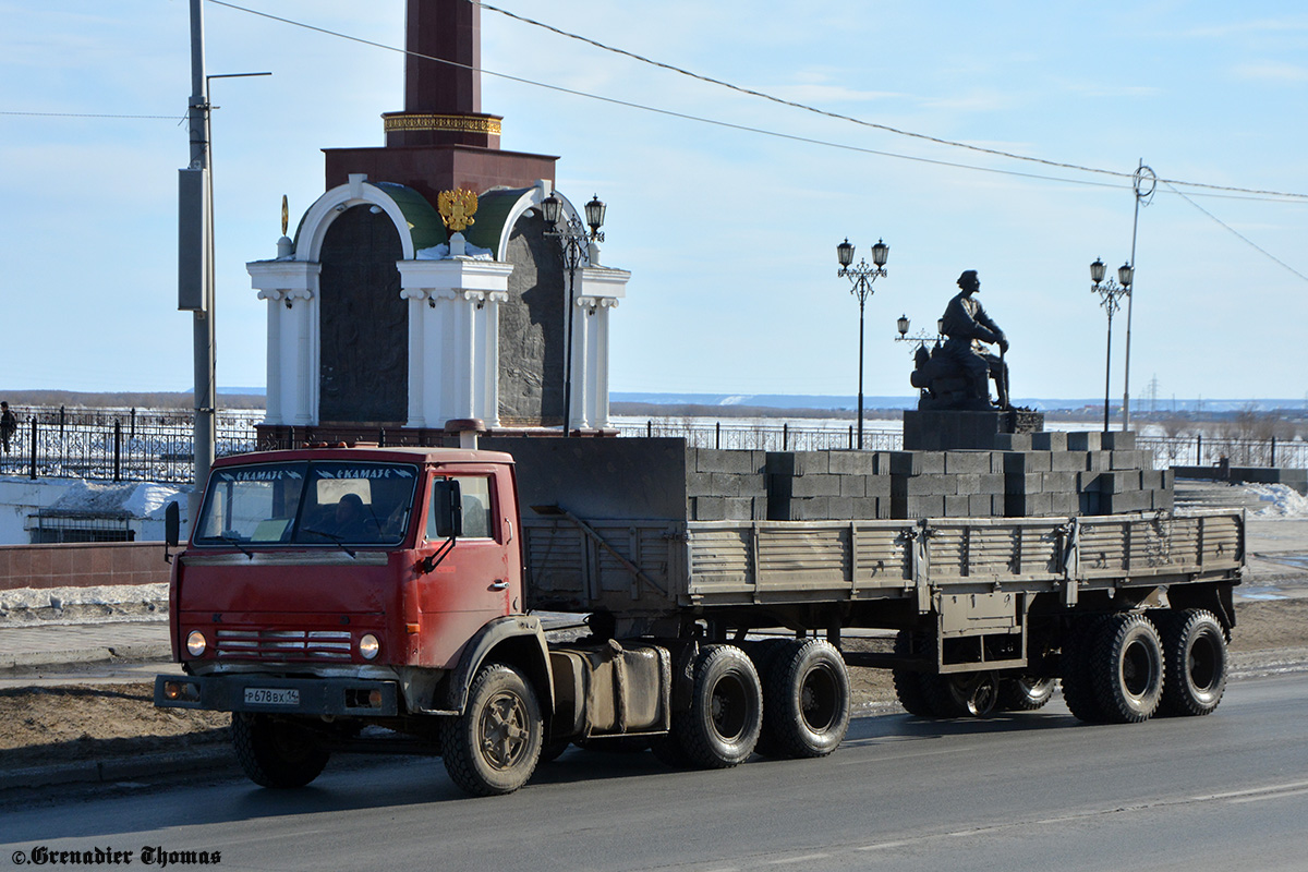 Саха (Якутия), № Р 678 ВХ 14 — КамАЗ-5410