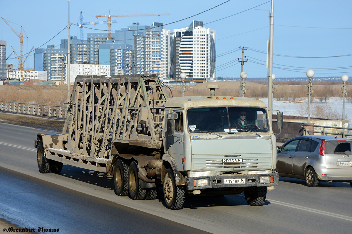 Саха (Якутия), № Р 191 ЕР 14 — КамАЗ-54115 (общая модель)