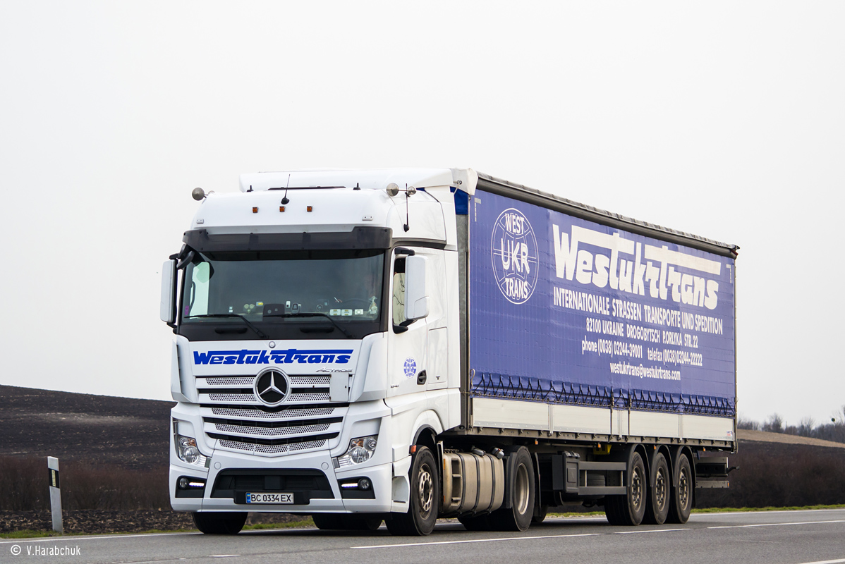 Львовская область, № ВС 0334 ЕХ — Mercedes-Benz Actros ('2011) 1848