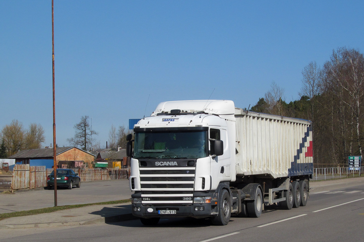 Литва, № ENF 913 — Scania ('1996) R114L