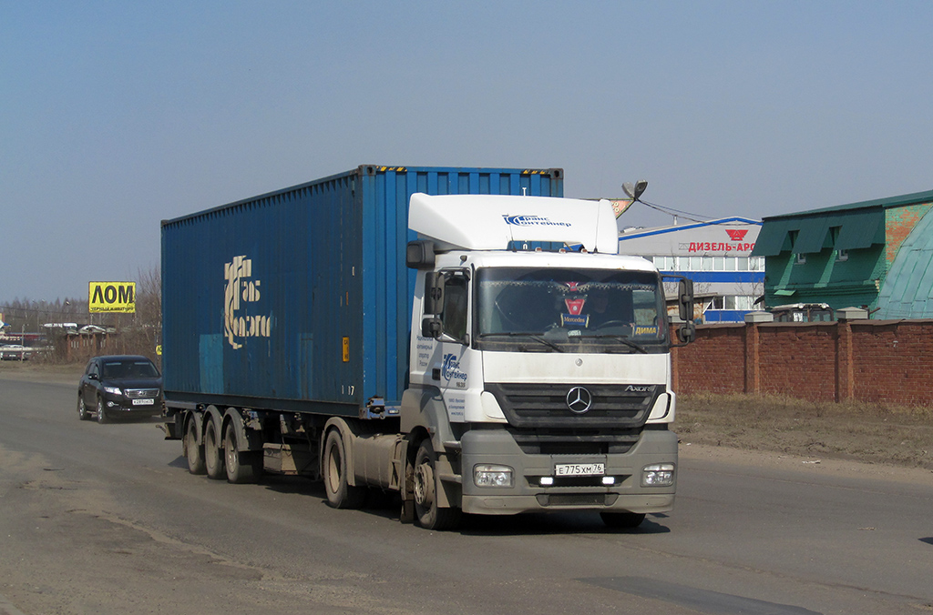 Ярославская область, № Е 775 ХМ 76 — Mercedes-Benz Axor 1835 [Z9M]