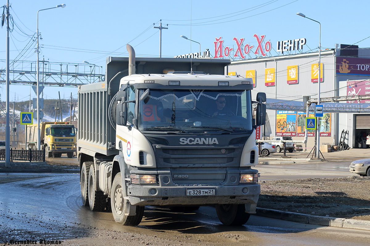 Чувашия, № Е 328 ТМ 21 — Scania ('2011) P400