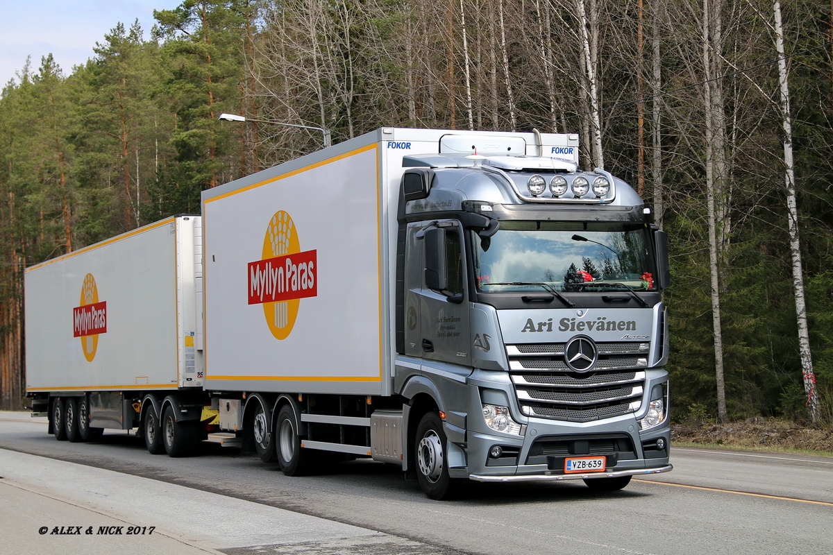 Финляндия, № VZB-639 — Mercedes-Benz Actros ('2011) 2551