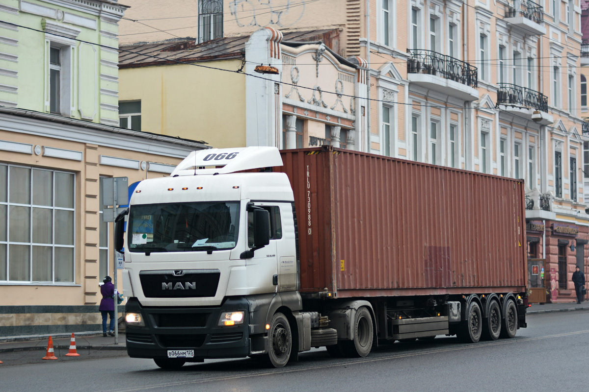 Приморский край, № В 066 НМ 125 — MAN TGX ('2007) 18.400