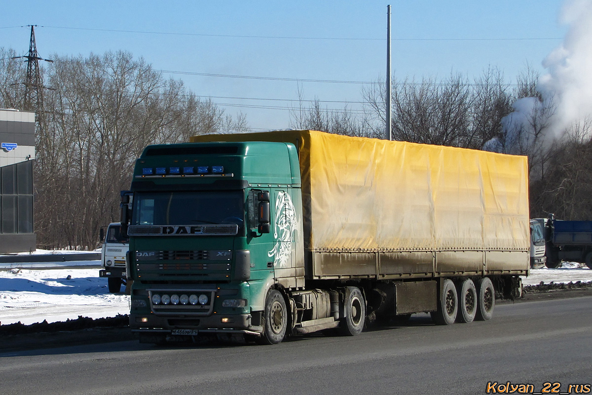 Новосибирская область, № Р 466 ММ 54 — DAF XF95 FT