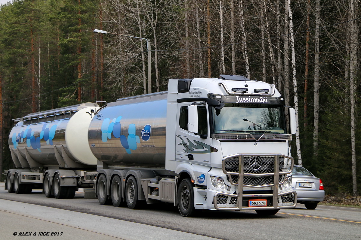 Финляндия, № SNX-578 — Mercedes-Benz Actros ('2011)