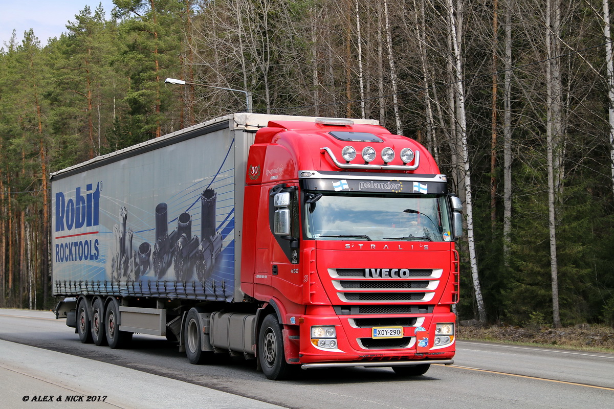 Финляндия, № XOY-290 — IVECO Stralis ('2007) 450