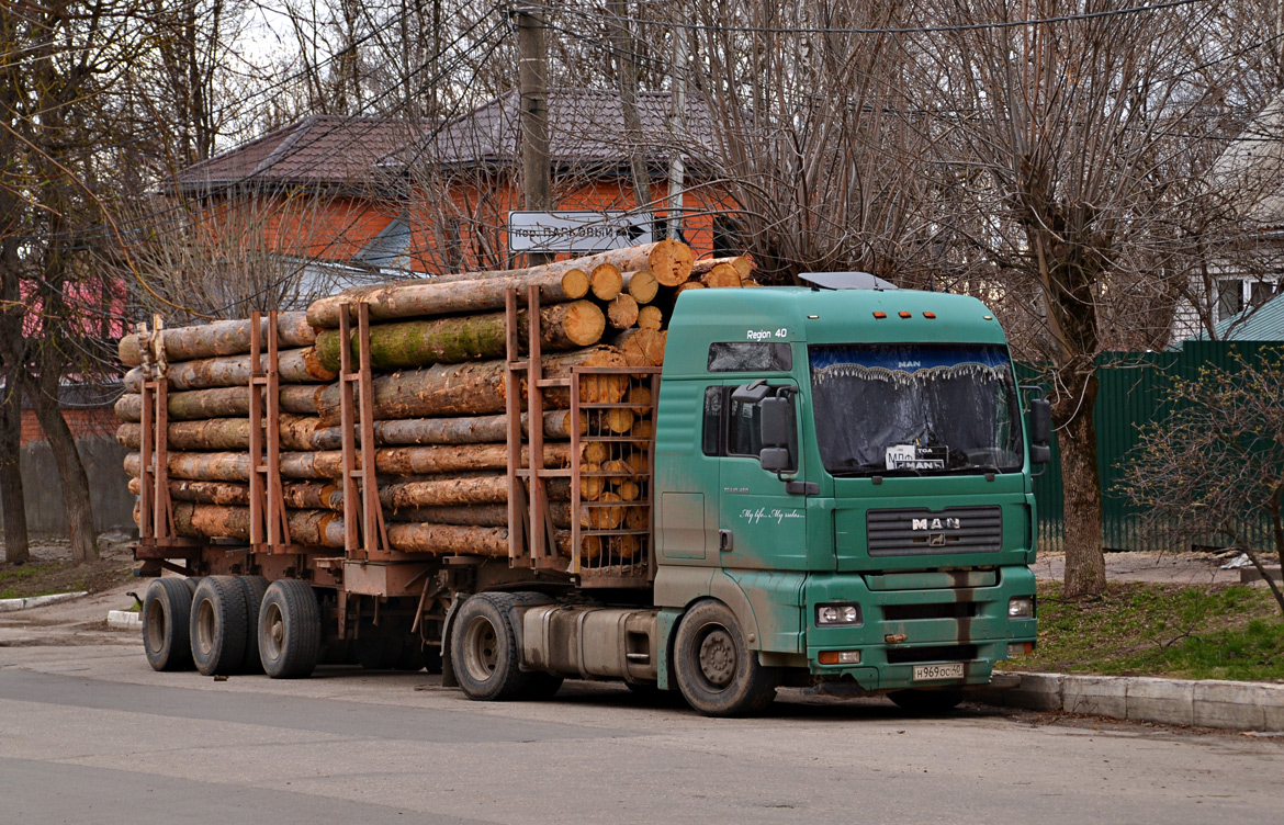 Калужская область, № Н 969 ОС 40 — MAN TGA (общая модель)