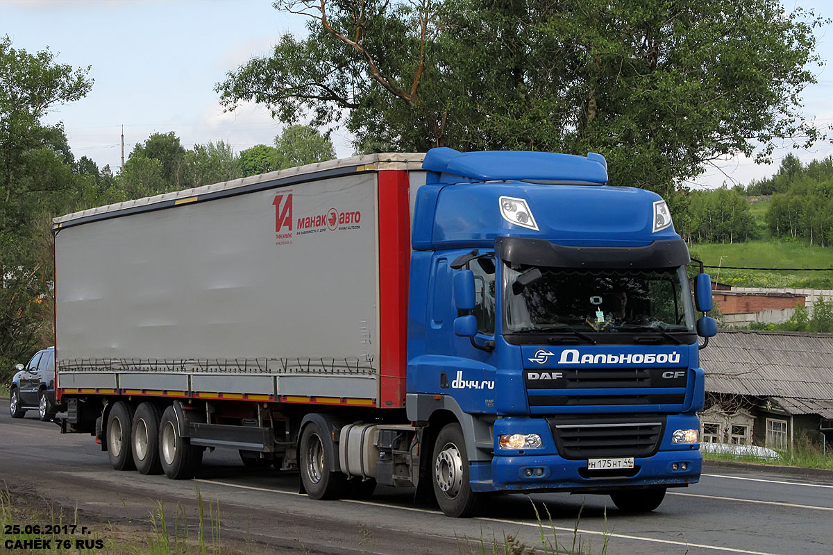 Костромская область, № Н 175 НТ 44 — DAF CF85 FT