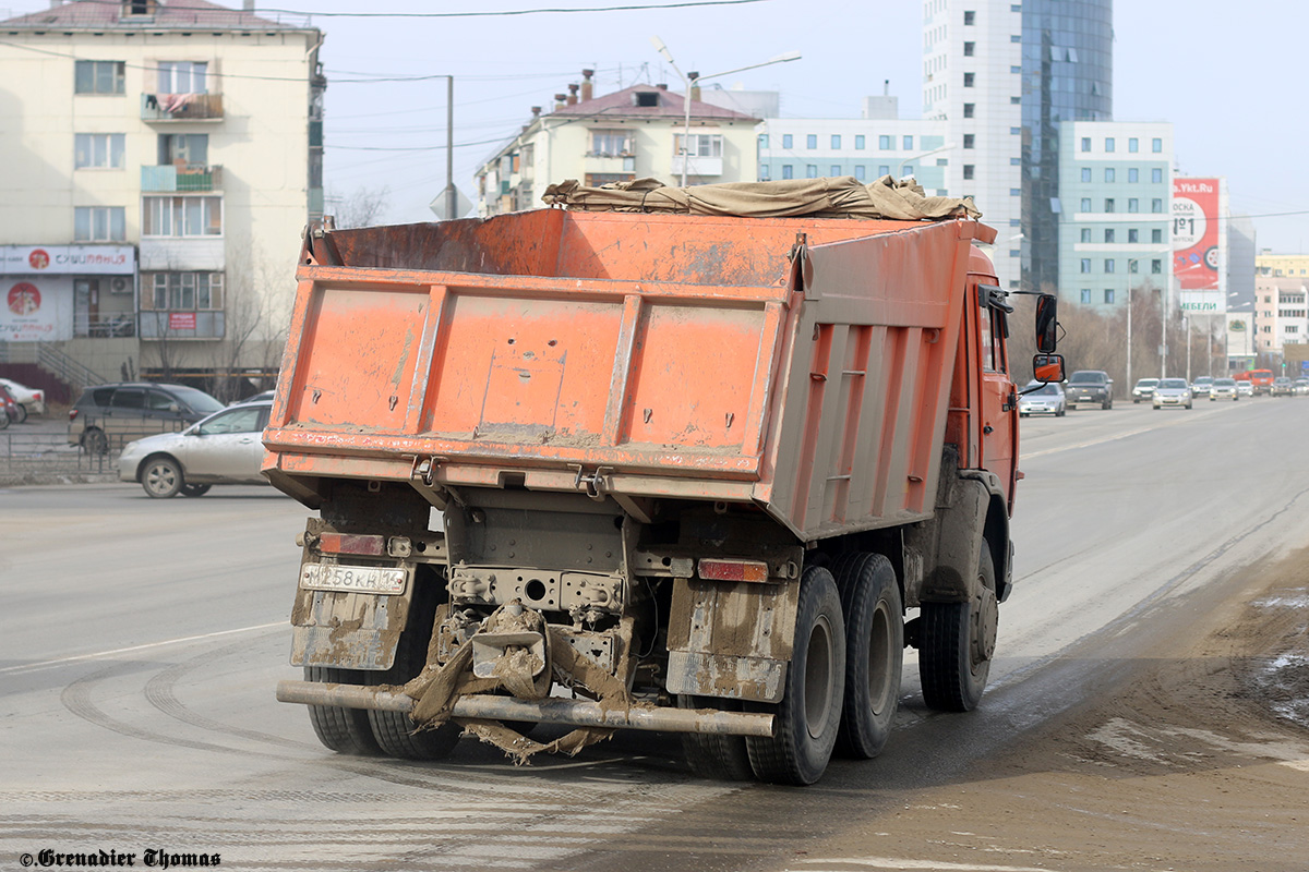 Саха (Якутия), № М 258 КН 14 — КамАЗ-65115 [651150]