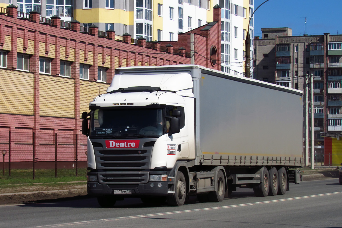 Московская область, № Р 107 РМ 750 — Scania ('2013) G400