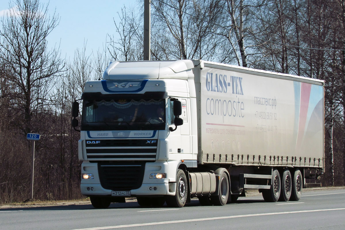 Владимирская область, № М 312 РС 33 — DAF XF105 FT