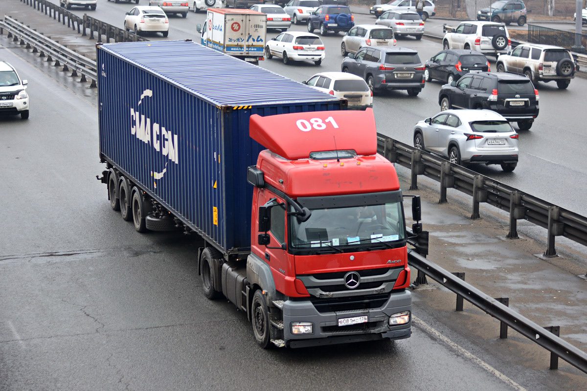 Приморский край, № В 081 МС 178 — Mercedes-Benz Axor 1840