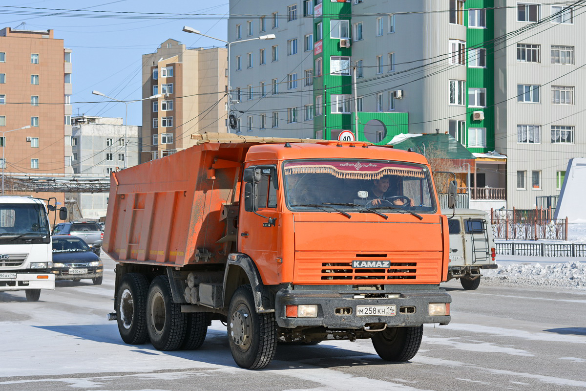 Саха (Якутия), № М 258 КН 14 — КамАЗ-65115 [651150]