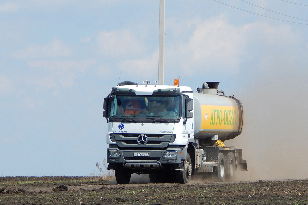 Белгородская область, № Н 346 УУ 31 — Mercedes-Benz Actros '09 3346 [Z9M]