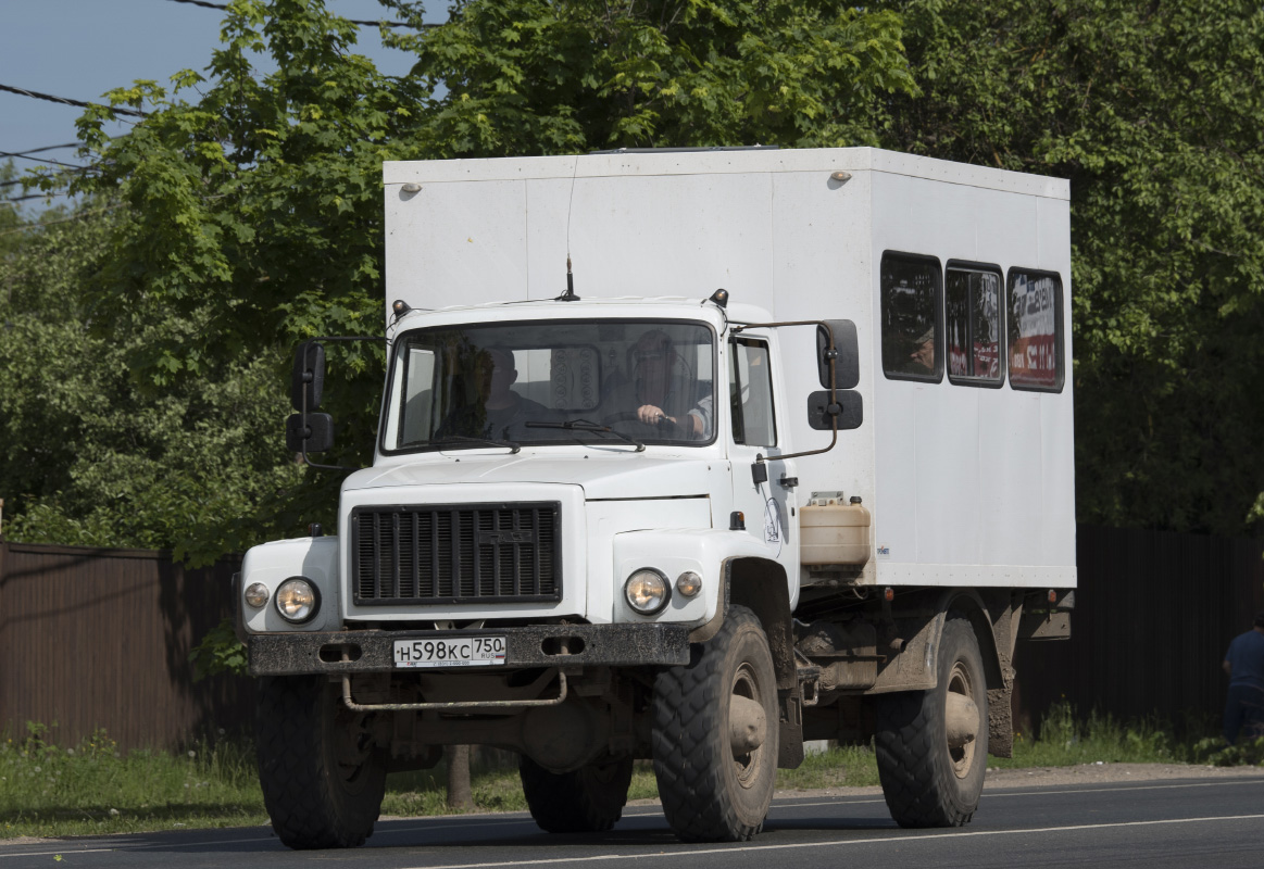 Московская область, № Н 598 КС 750 — ГАЗ-33081 «Садко»