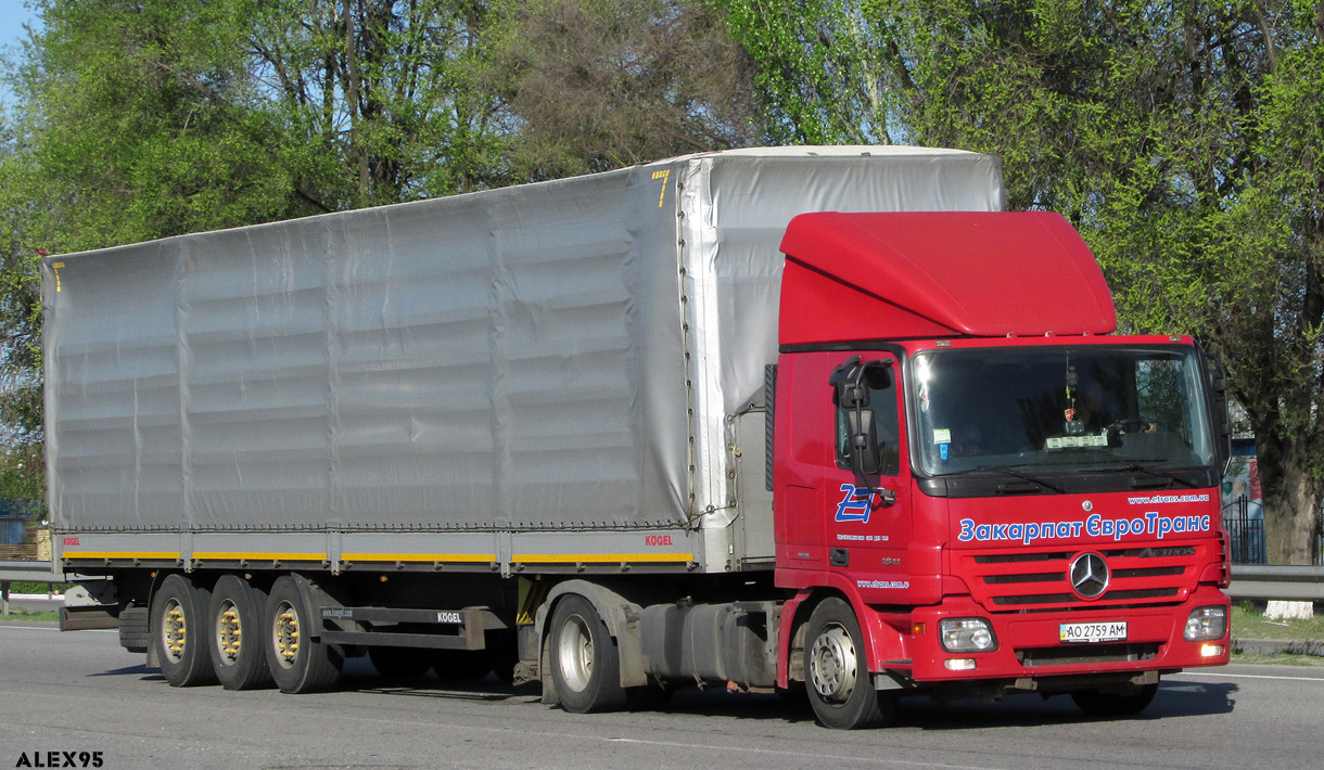 Закарпатская область, № АО 2759 АМ — Mercedes-Benz Actros ('2003) 1841