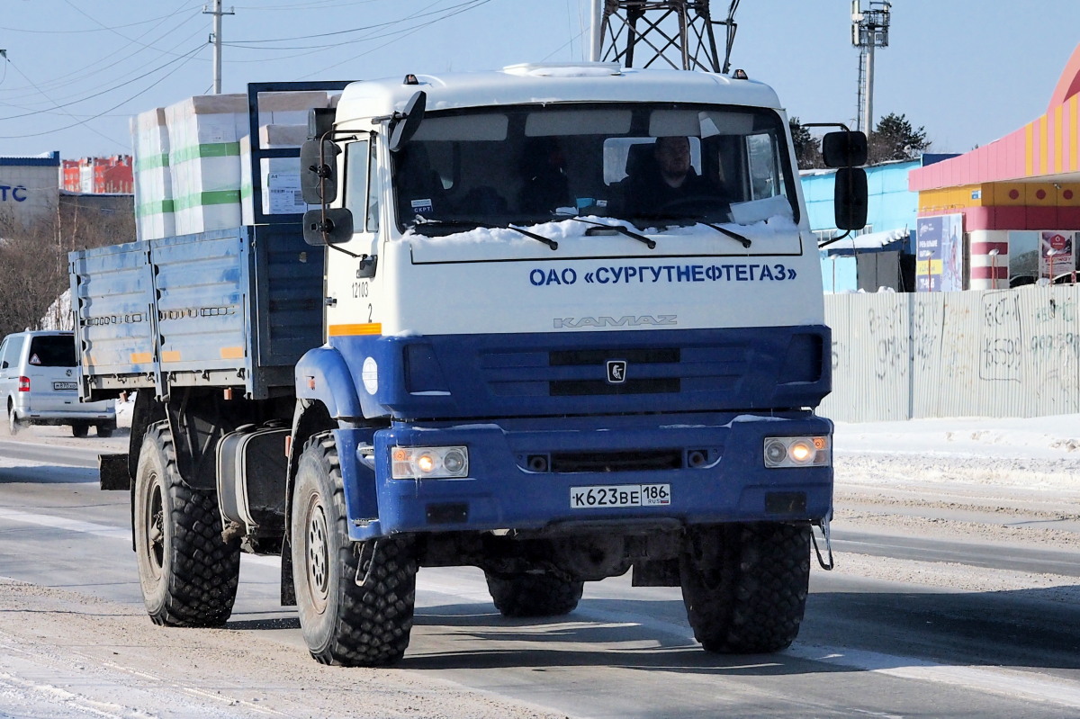 Ханты-Мансийский автоном.округ, № К 623 ВЕ 186 — КамАЗ-43502-45