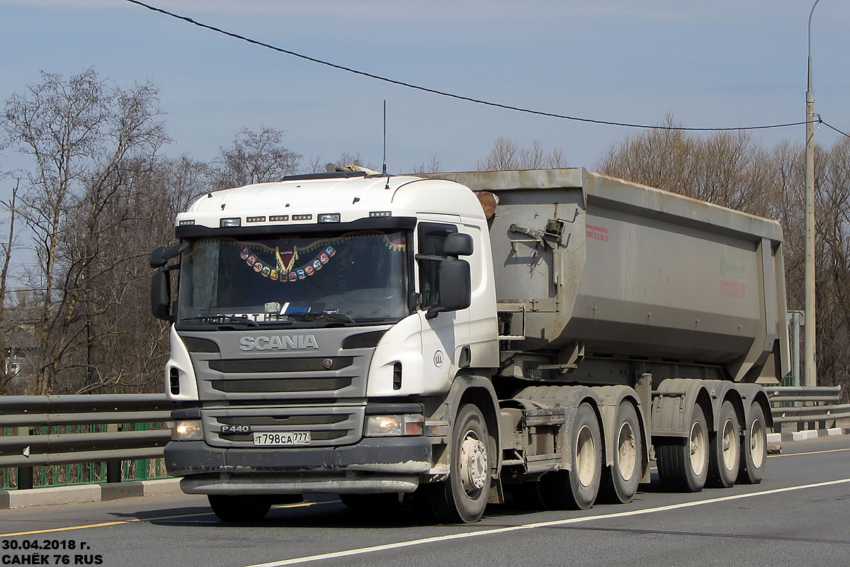 Московская область, № Т 798 СА 777 — Scania ('2011) P440