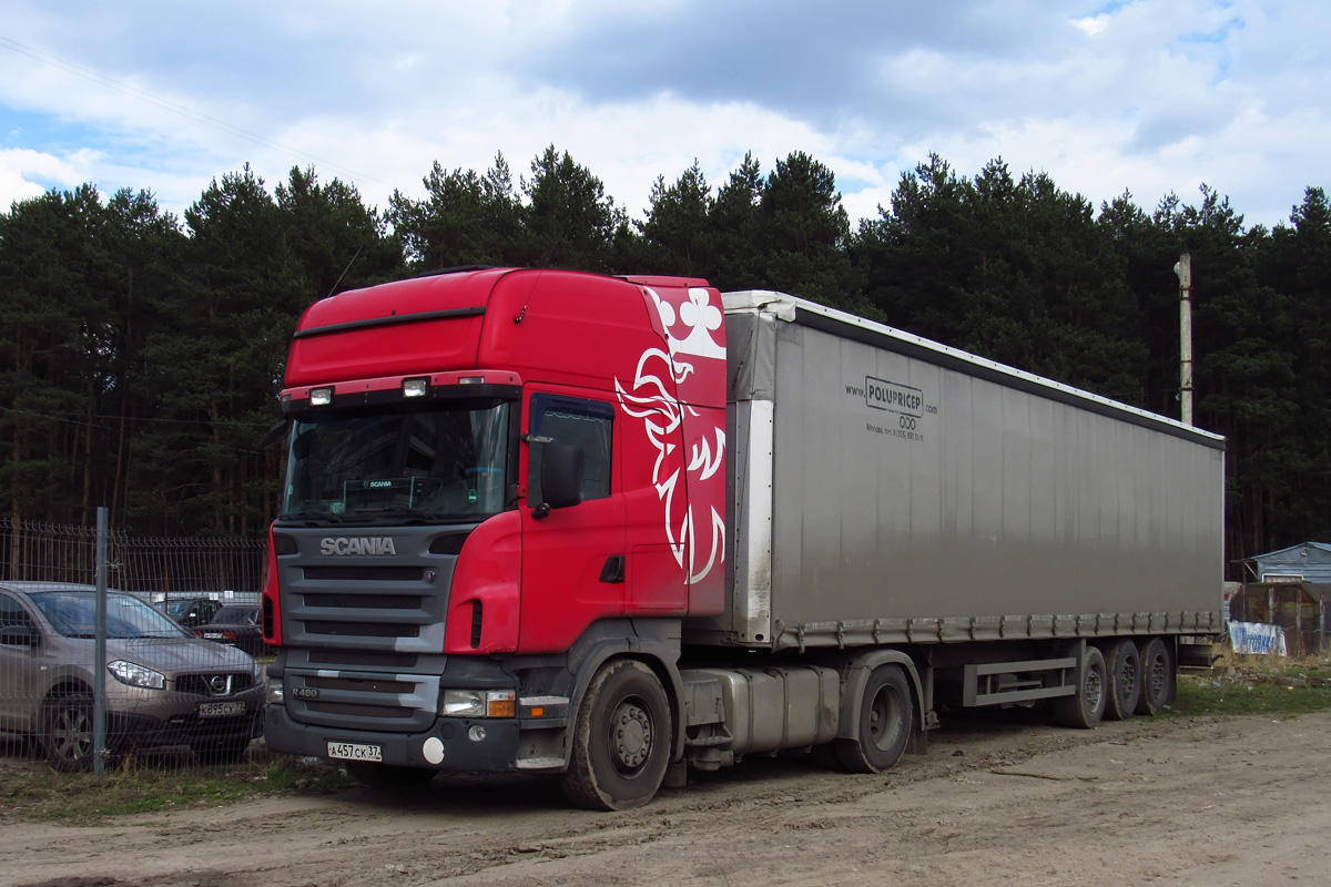 Ивановская область, № А 457 СК 37 — Scania ('2004) R480