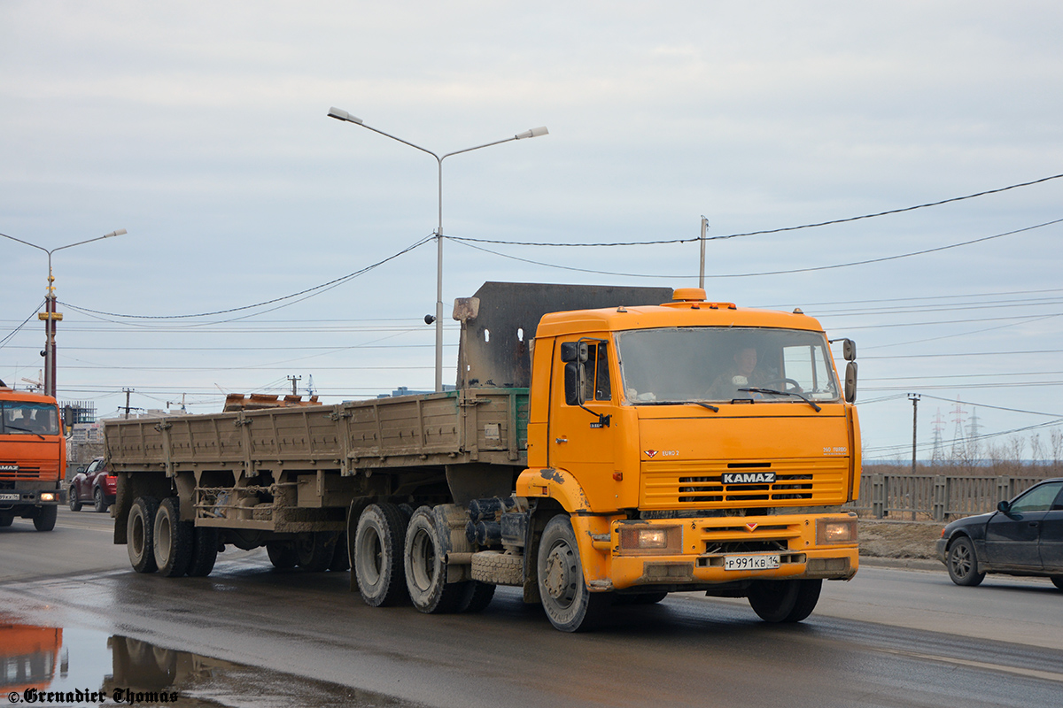 Саха (Якутия), № Р 991 КВ 14 — КамАЗ-65116 [651160]