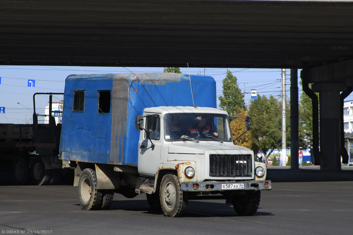 Волгоградская область, № А 587 АА 34 — ГАЗ-3307