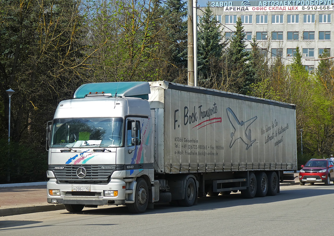 Калужская область, № М 200 ОТ 40 — Mercedes-Benz Actros ('1997) 1843