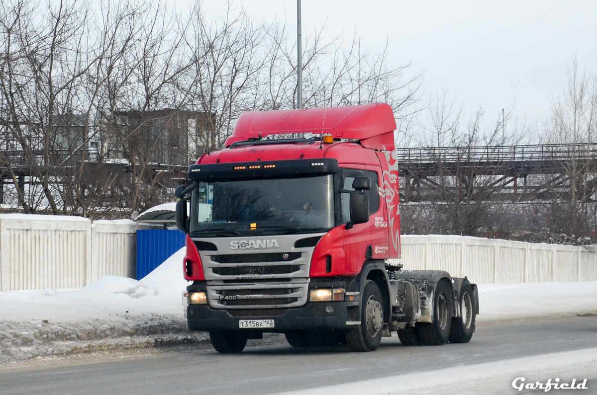 Кемеровская область, № Т 315 ВА 142 — Scania ('2011) P400