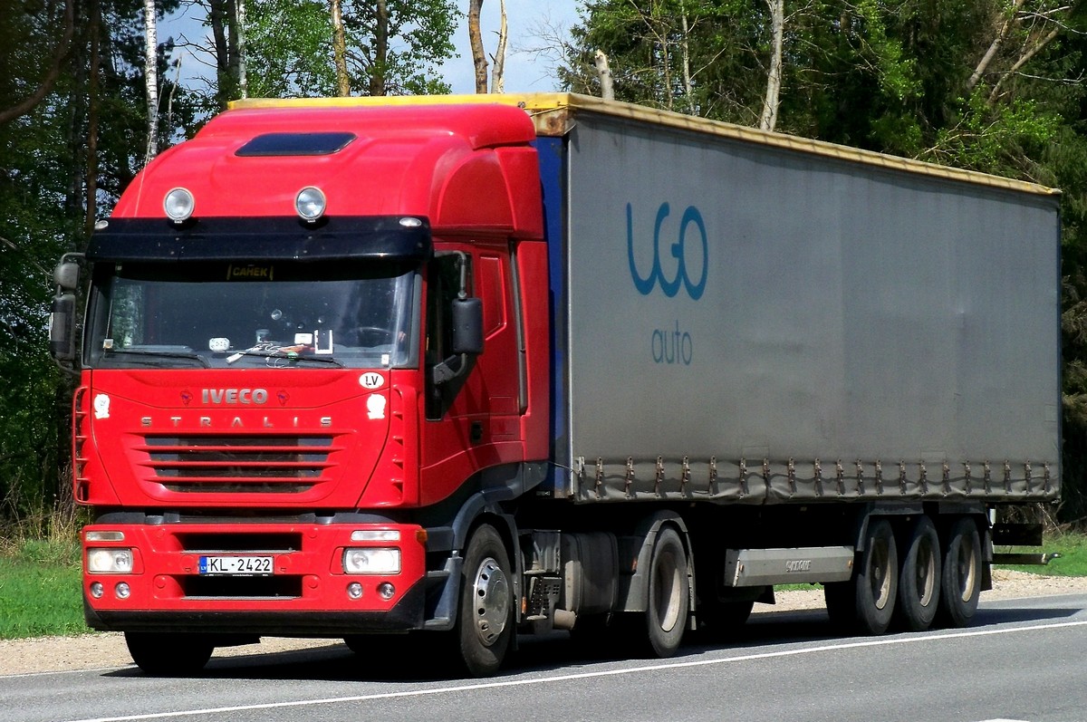 Латвия, № KL-2422 — IVECO Stralis ('2002) 430