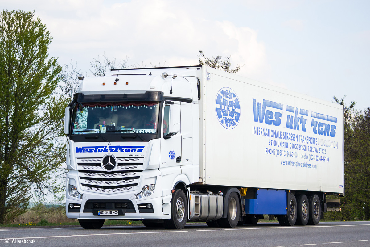 Львовская область, № ВС 0348 ЕХ — Mercedes-Benz Actros ('2011) 1848